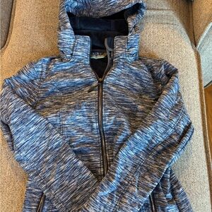 Free Country Kids Marled Blue Puffer Jacket